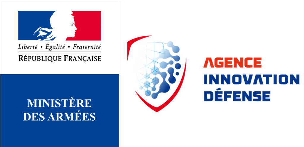 photo du logo du ministère des armées et de l'agence innovation défense