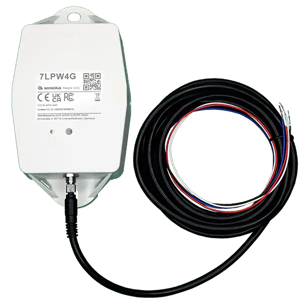 Traceur GPS REACT 1215 avec son câble d'alimentation